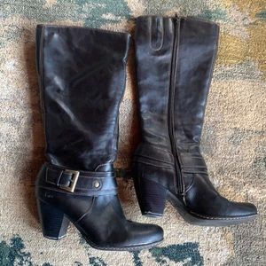 b.o.c. Black Heeled Boots